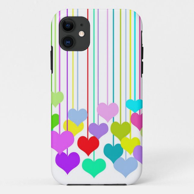 Hanging Hearts Case-Mate iPhone Case (Back)
