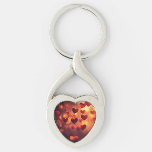Hanging Hearts Keychain