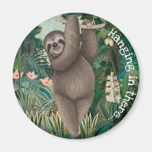 Hanging In There - Sloth Magnet