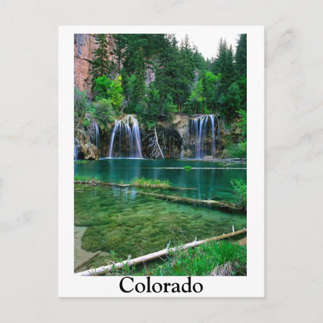 hanging lake, Colorado Postcard (Front)
