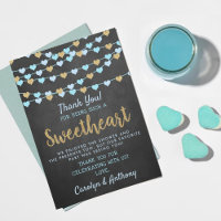 Hanging Love Hearts Little Sweetheart Baby Shower