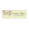 Hanging Mason Jar & Retro Flowers Wedding Sticker