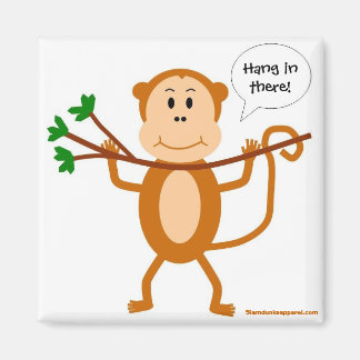 Hanging Monkey magnet