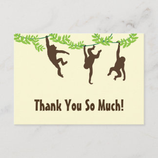 Hanging Monkey Thank You