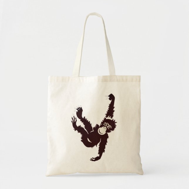 Hanging Monkey Tote Bag (Front)