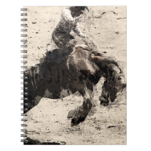 Hanging On - Bronco Busting Champ Notebook