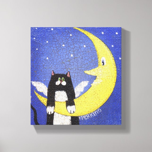 Hanging on the Moon Canvas Print (Front)