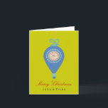 Hanging Ornament ~  Card<br><div class="desc">NOTE CARD IS USED AS DEFAULT. OPTION TO CHANGE TO GREETING CARD. Merry Christmas and a Happy New Year! SATISFACTION GUARANTEED OR MONEY BACK! Change background to any colour, size, paper or shape on most designs and products. You can position the art anywhere, add your name, favourite phrase or business...</div>