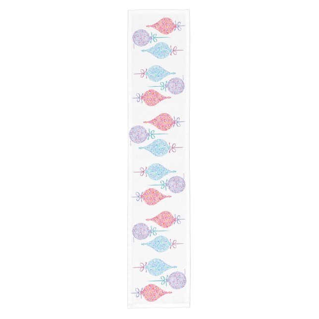 Hanging Ornament Table Runner by Sue Weidlich (Front)