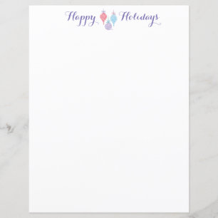 Hanging ornaments Christmas Paper by Sue Weidlich