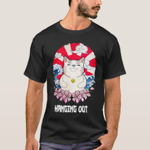 Hanging Out Cat  Hobby Kitten Pastime Cat Mom  1 T-Shirt
