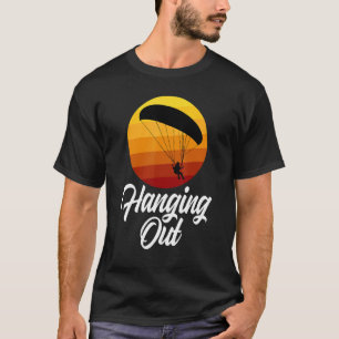 Hanging Out Retro  Women Paraglider Adventure 1 T-Shirt