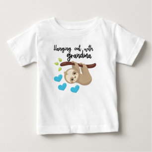 Hanging out with grandma onsie baby T-Shirt