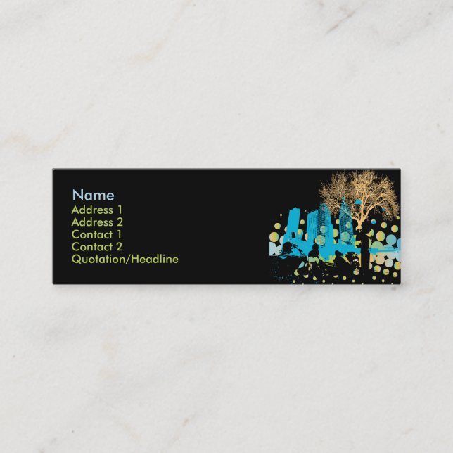 "Hanging out with the Gang" Profile Card (Front)