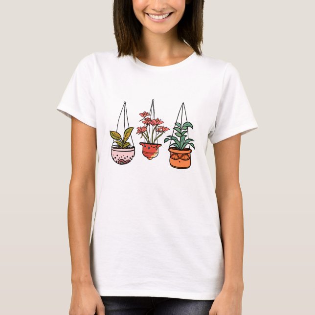 Hanging planters T-Shirt (Front)