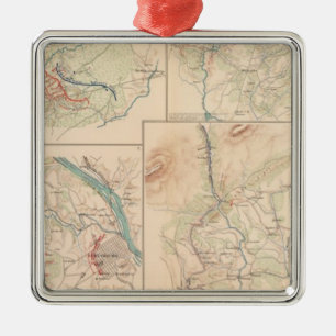 Hanging Rock Monocacy Metal Ornament