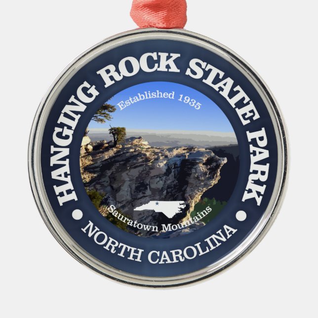 Hanging Rock SP Metal Ornament (Front)