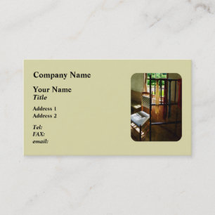 Hanging Skeins of Yarn Business Card