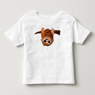 Hanging sloth toddler t-shirt