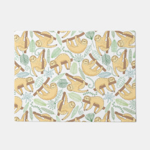 Hanging Sloths Doormat