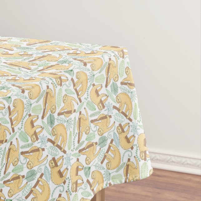 Hanging Sloths Tablecloth (In Situ)