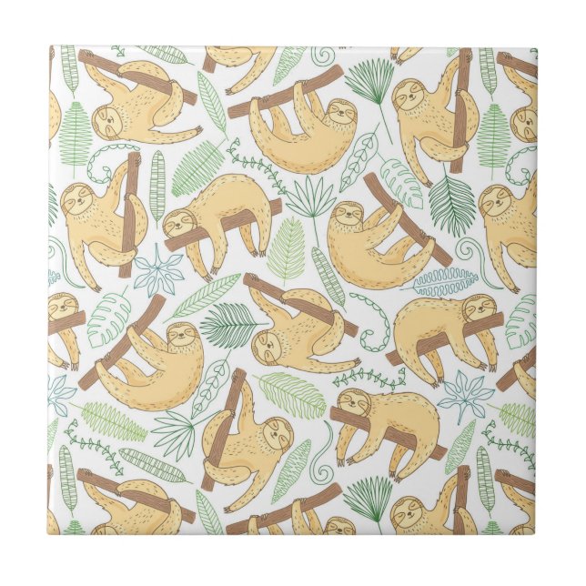 Hanging Sloths Tile (Front)