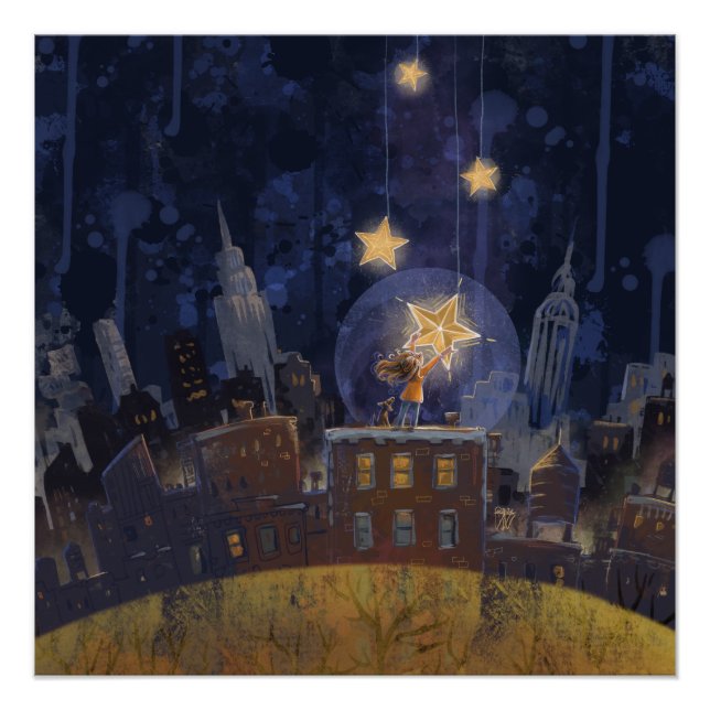 Hanging Stars Glossy Poster (Front)