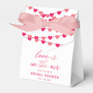 Hanging String Love Hearts Bridal Shower Favor Box