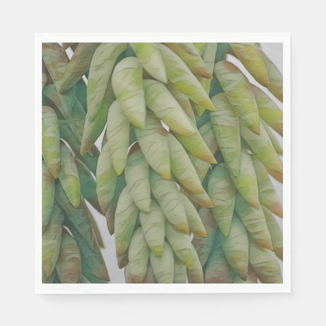 Hanging Succulent Napkin (Front)