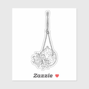 Hanging Succulent Sticker