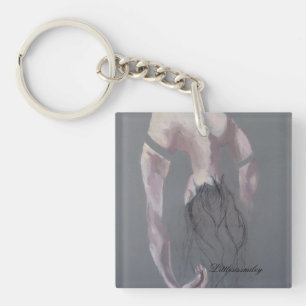 Hanging upside done keychain