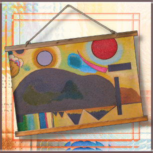 HANGING WALL TAPESTRY - ''Beginning'' - Kandinsky