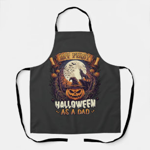 Hanging Witches Halloween Flying Witch Haunted Hou Apron