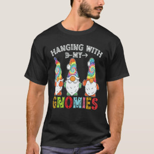 Hanging With Gnomies Gnome Merry Christmas Tie Dye T-Shirt