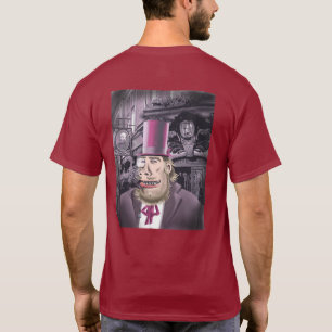 Hanging With Hyde men maroon T-shirt back