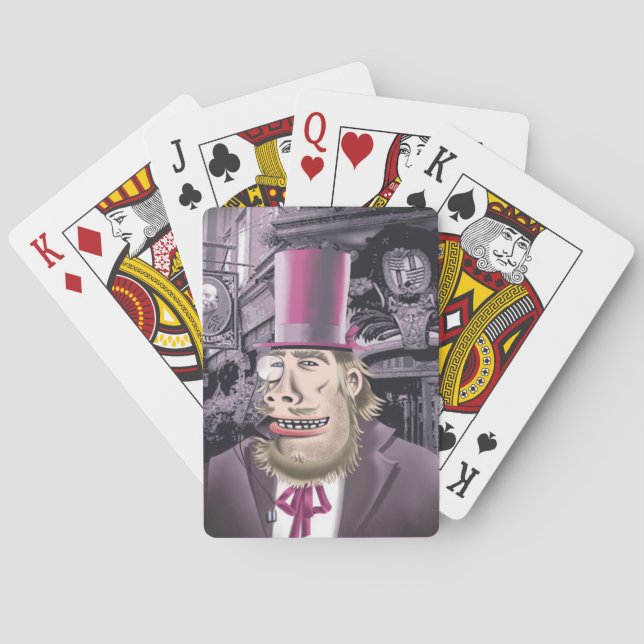Hanging With Hyde Poker playing cards (Back)