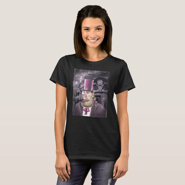 Hanging With Hyde women black T-shirt (Front Full)