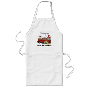 Hanging With My Gnomies – Cute Christmas Long Apron