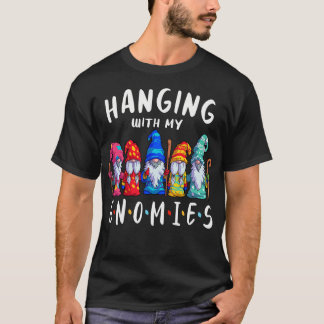 Hanging with my Gnomies Funny Gardening Gnome Plan T-Shirt