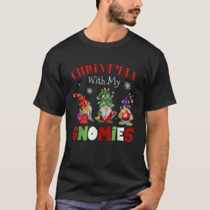 Hanging With My Gnomies Matching Family Christmas T-Shirt
