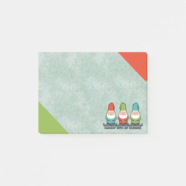 Hanging With My Gnomies Post-it Notes (Front)