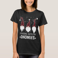 Hanging With My Gnomies Santa Gnome Christmas Paja