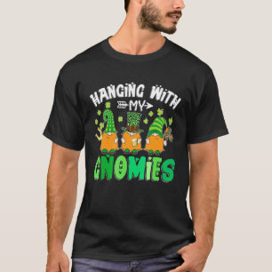 Hanging With My Gnomies Shamrock St Patrick's Day T-Shirt
