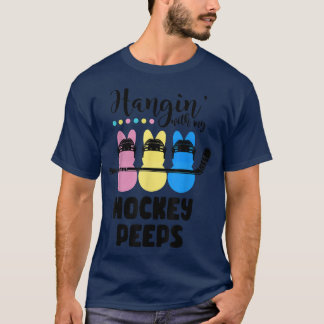 Hanging With My Hockey Easter Bunnies Cute Easter  T-Shirt