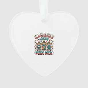 Hanging With My Nurse Crew Fiesta Nurse Shirt Desi Ornament