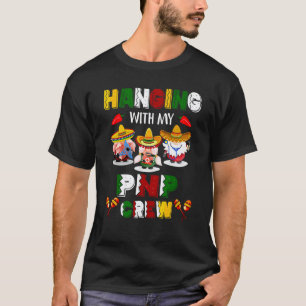 Hanging With My Pnp Crew Gnome Nurse T-Shirt