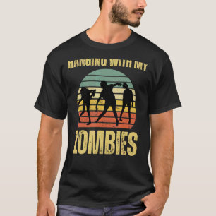 Hanging With My Zombies  Halloween Costume T-Shirt
