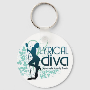 Hanging With the Divas Keychain