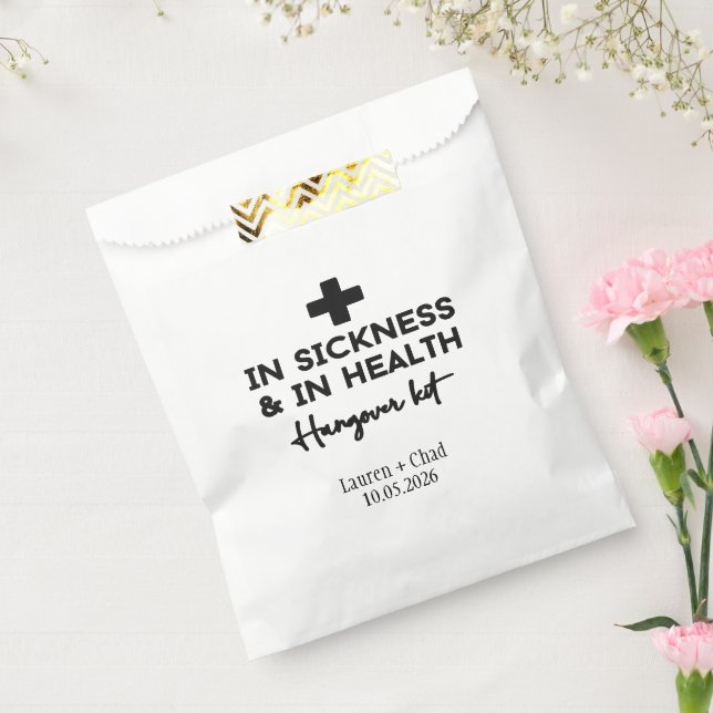 Hangover Kit Favour Bag (Sealed)