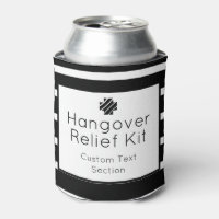 Hangover Relief Kit Black and White Drink